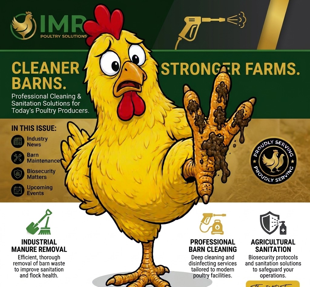 IMR Poultry Solutions — Cleaner Barns. Stronger Farms.